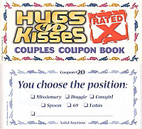 X Rated Hugs and Kisses Coupons (Each)