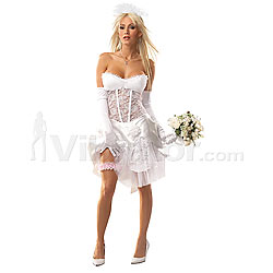 Sexy Bride Costume in White