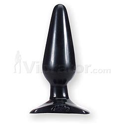 Butt Plug- Black- Medium
