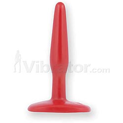 Butt Plug Slim Red- Small