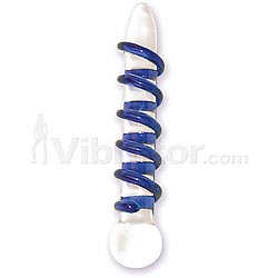 Glass Pleasure Dong w/ Swirls