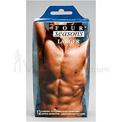 Four Seasons Larger Condoms 12 Pack