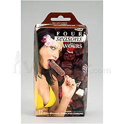 Four Seasons Flavored Condoms 12 Pack