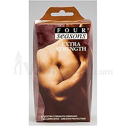 Four Seasons Extra Strength Condoms 12 Pack