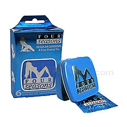 Four Seasons Regular Condoms 6 Pack
