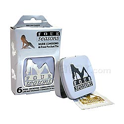 Four Seasons Nude Condoms 6 Pack