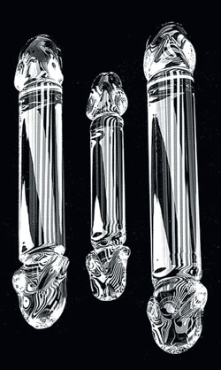 Double Ended Glass Cock Double Ended Glass Cock