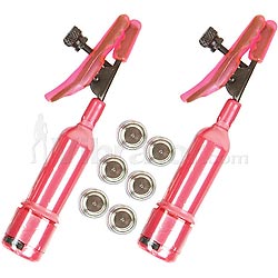 Penthouse Wireless Vibrating Nipple Clamps