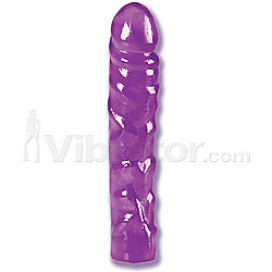 7.5 inch lavender translucent gel dong