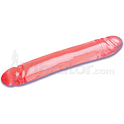 Translucence 12 inch smooth double dong