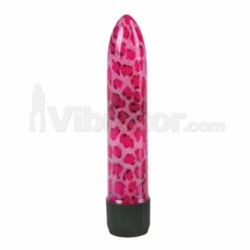Houston's Pink Leopard Massager - 4 ¼"