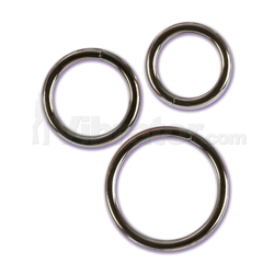 Silver Cock Ring - 3 pc Set