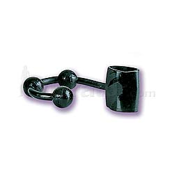 Silicone cock ring with balls