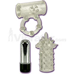 Silicone Duo Wireless Couple's Cock Ring and Bullet