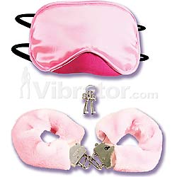 Pleasure Cuffs and Satin Mask