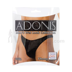 Adonis Men's Wet Look Collection Thong