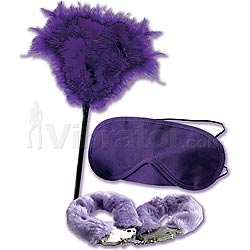 Berman Center Mistress Kit Cuffs Feather and Mask