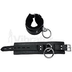 Fleece Lined Wrist Restraints w Lock Setup