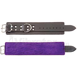 Spartacus - Purple Fur Wrist Restraints