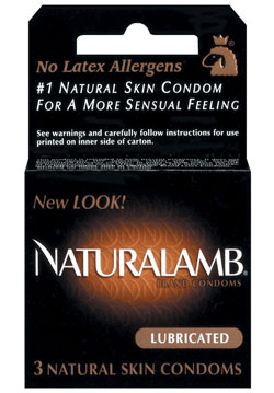 Trojan Naturalamb Condoms 3PK