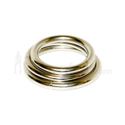 Manbound Metal Cock Ring 3 Pack