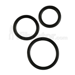 Rubber Cock Ring 3pc Set
