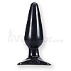 Butt Plug- Black- Medium