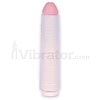 Blush Ribbed Sleeve on Vibrator