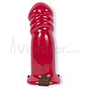 Red Boy 7 inch Curved Cock Strap-on