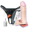 ultra harness with 8 inch vib cock