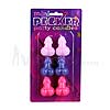 Mini Pecker Party Candles -6 pc