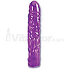 8.5 inch veined chubby translucent gel dong