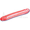 Translucence 12 inch smooth double dong