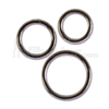 Silver Cock Ring - 3 pc Set