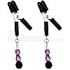 Spartacus - Purple Beaded Nipple Clamps - Endurance