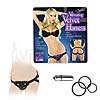 Vibrating Velvet Harness