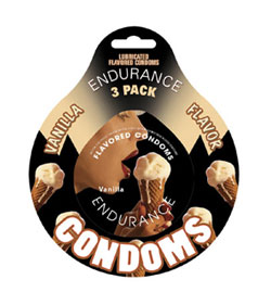 Endurance Flavored Condoms 3pack