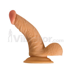 All American Whopper Vibrating Dildo with Balls