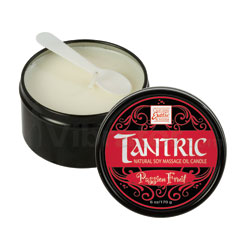Tantric Natural Soy Massage Oil Candle