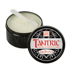 Tantric Natural Soy Massage Oil Candle - Lickable