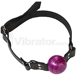 1.5" Rubber Ball Gag with D-ring Fastener