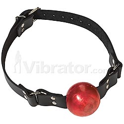 1.5" Rubber Ball Gag with Buckle Fastener